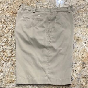 Nike Men's Khaki Flat Front Shorts
